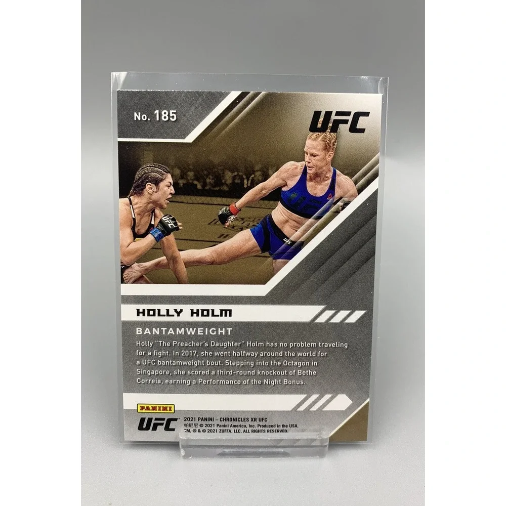 2021 Panini Chronicles UFC Holly Holm‎ XR Prizm #185